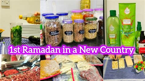 1st Ramzan In A New Countryramadan Grocery Shoppinghaircare Routine