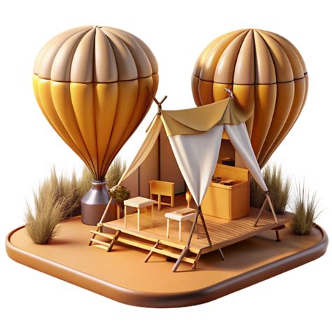 Desert Classroom Hot Air Balloon Adventure Camp 56091242 PNG