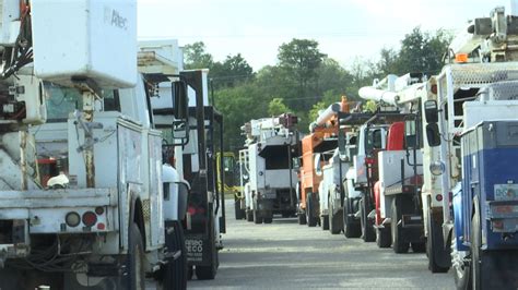 Florida Power And Light Crews Preparing For Hurricane Helene Relief Efforts