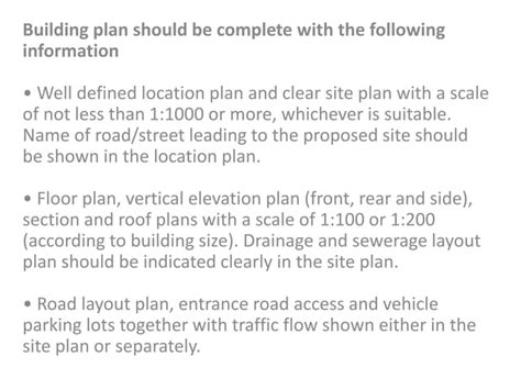 Building Plan Approval For B Khata Bda Bbmp In Bangalore Ppt