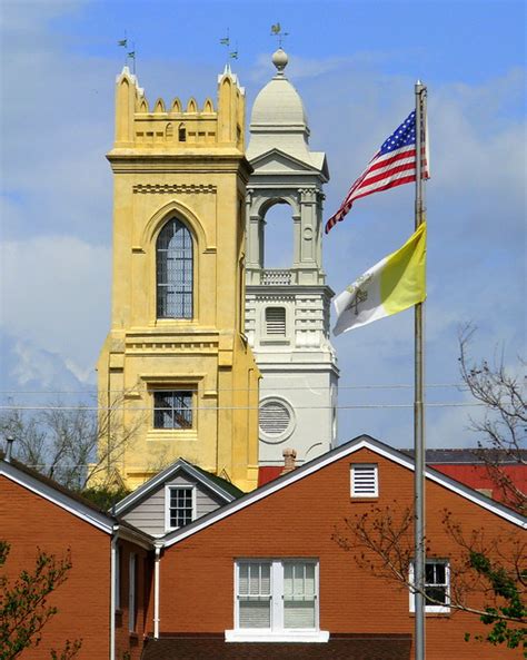 The Towers Of The Unitarian Church And St Johns Lutheran Church