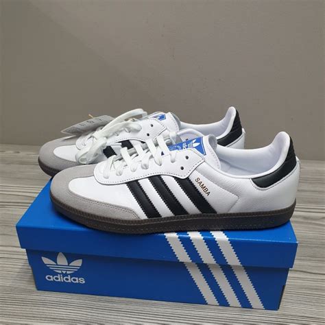 Adidas Samba Cloud White Core Black Men S Fashion Footwear