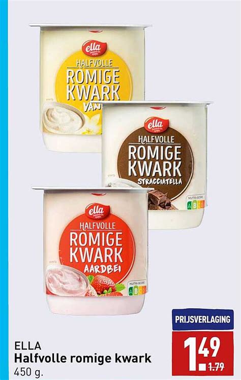 Ella Halfvolle Romige Kwark Aanbieding Bij ALDI 1Folders Nl