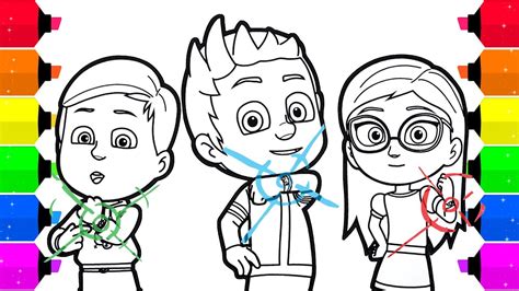 PJ Masks Coloring Pages Connor