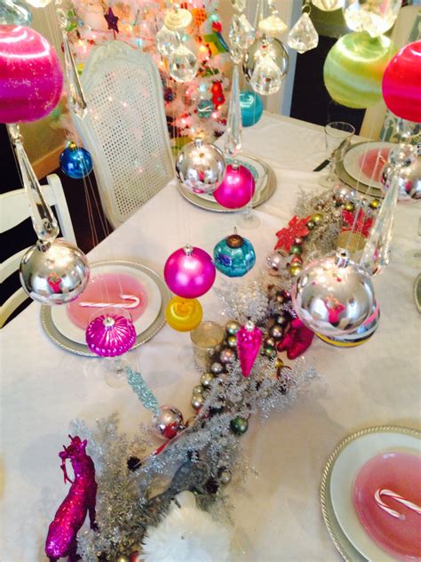 Visions of sugar plums Christmas tablescape - The Style Sisters