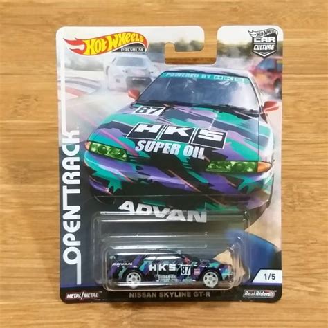 Jual Hot Wheels Hotwheels Car Culture Open Track Nissan Skyline GTR GT R R HKS Shopee Indonesia