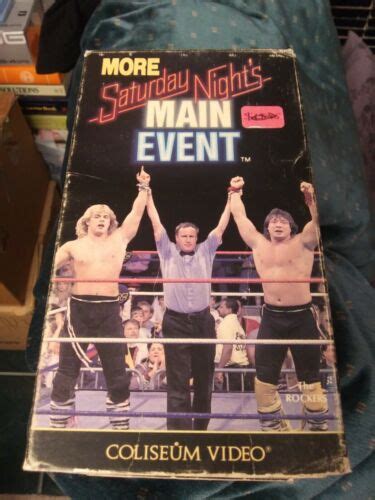 More Saturday Nights Main Event Vhs 1980s Wwf Wrestling Andre The