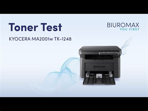 Toner Test Kyocera Ma W Tk Biuromax En Kbrtw Bwnbge Youtube