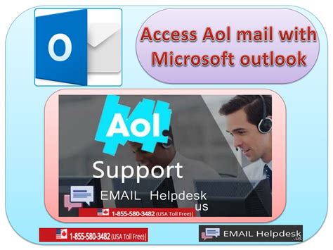 Ppt Access Aol Mail With Microsoft Outlook Powerpoint Presentation