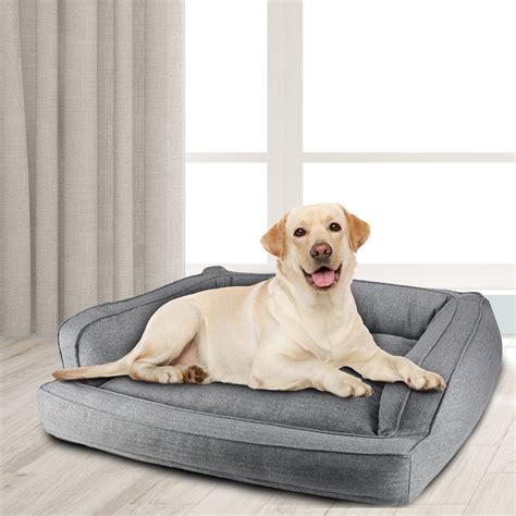 CANINE CREATIONS Orthopedic Sofa Dog Bed, Drizzle Gray, Large - Chewy.com