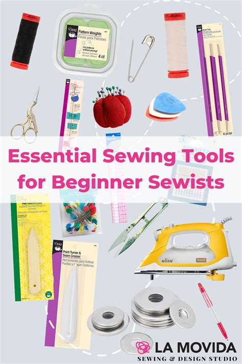 Essential Sewing Tools For Beginner Sewist Sewing Tools Sewing