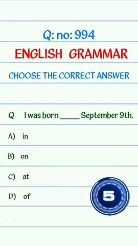 English Grammar Mcqs Basic Grammar Mcqs English Mcqs Grammar Quiz