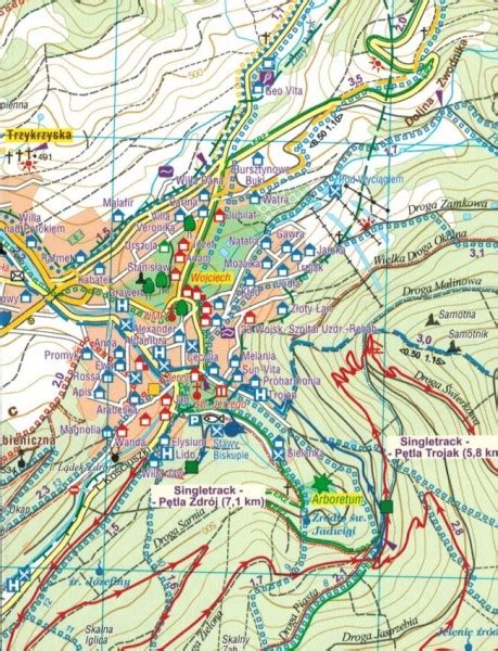 MASYW ŚNIEŻNIKA MAPA SKŁADANA WODOODPORNA GALILEOS