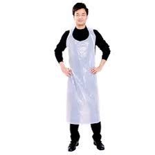 HDPE LDPE Plastic Disposable PE Apron For Food Processing Industry