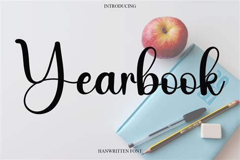 Yearbook Font By Harlek Studio · Creative Fabrica