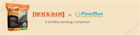 Quick Dam or FloodSax? We Settle the Sandless Sandbag Debate - Toolstop