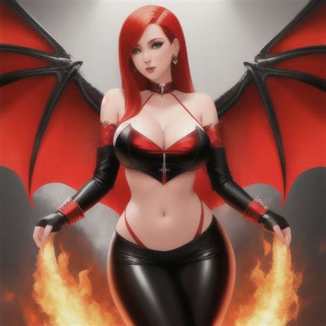 Red Dragon Girl 2 By Magitgart On Deviantart