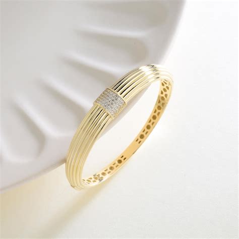 Gold Bangle Bracelet 14ksolid Gold Oval Bangle Bracelet Gold Etsy