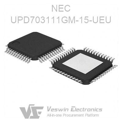 UPD703111GM 15 UEU NEC Processors Microcontrollers Veswin Electronics