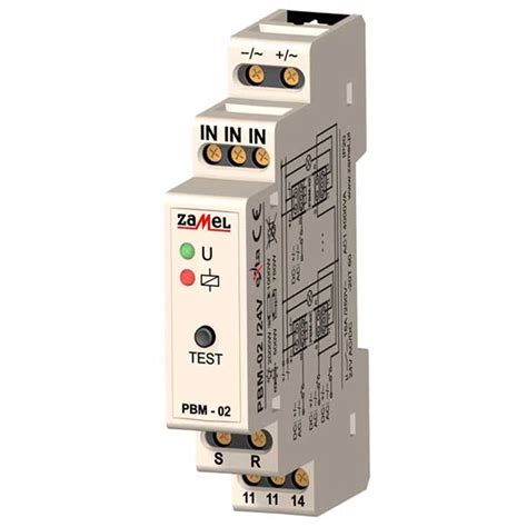 Przekaźnik bistabilny 24V AC DC typ PBM 02 24V