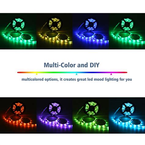 New 5M RGB 5050 Waterproof LED Strip Light SMD With 44 Key Remote