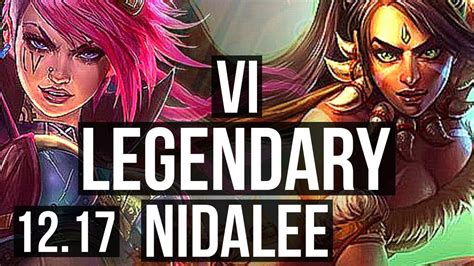 Vi Vs Nidalee Jng 4 9m Mastery 1600 Games Legendary 10 3 9 Kr