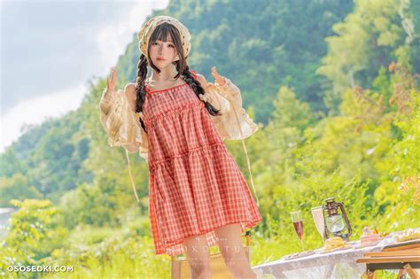 Yaokoututu Ovo Green Field Tea Party Naked Cosplay Asian