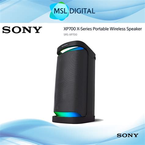 Sony XP700 X-Series SRS-XP700 Portable Wireless Speaker - MSL Digital ...