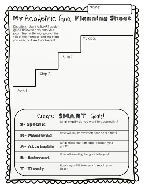 Academic Goals For First Grade