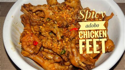 Spicy Adobo Chicken Feet YouTube