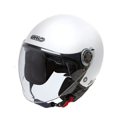 Casco Jet Garibaldi G20 Blanco Perla Mate ECE 22 06 Con Visor Solar Y