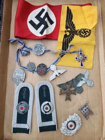 Flat of WWII German Collectibles - Kramer Auction LLC