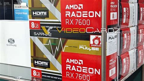 確認配置 8GB 記憶體Sapphire Radeon RX 7600 Pulse 曝光 BenchLife info