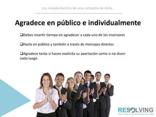 Dise O De Una Campa A De Crowdfunding Ppt