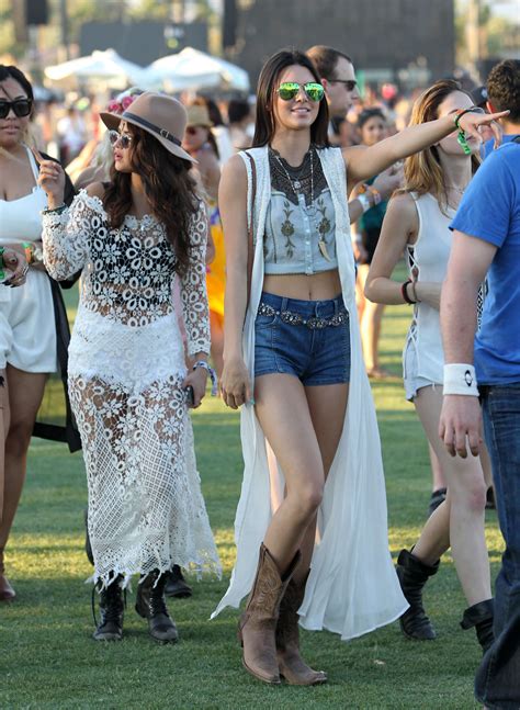 Selena Gomez and Kendall Jenner at Coachella 2014 -11 | GotCeleb