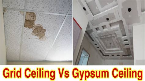 Difference Between Grid Ceiling And False Ceiling Grid Ceiling