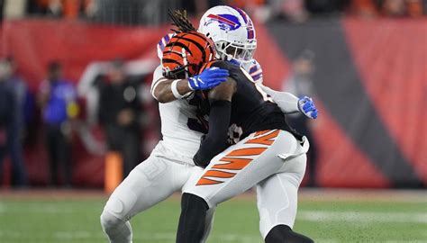 American Football Bills Bengals NFL Game Suspended After Player