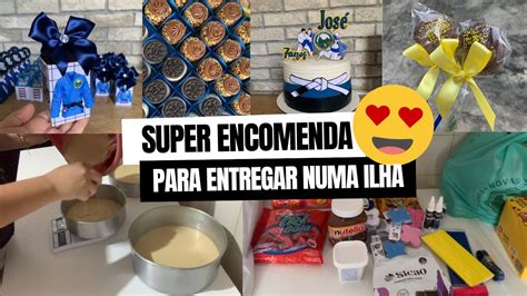 Vlog Confeitaria Super Encomenda Fiquei Muito Feliz Entrega Na