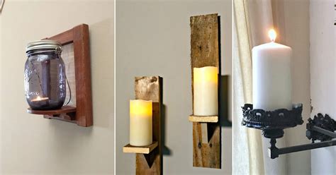 8 Diy Wall Candle Holder Ideas ⋆ Bright Stuffs