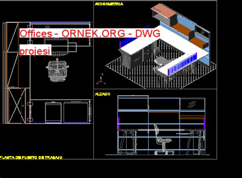 Proje Sitesi Offices Autocad Projesi