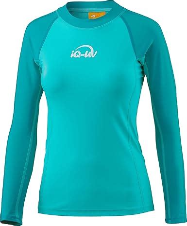 IQ UV Schutz Shirt Damen UV Schutz Schwimmen Tauchen Amazon De Bekleidung