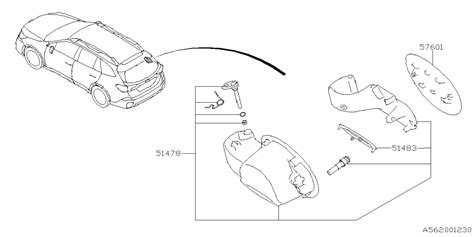 2024 Subaru Crosstrek EYESIGHT Fuel Filler Neck SAUCER Complete SEDAN