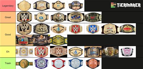 Wwe Belts Tier List Community Rankings Tiermaker