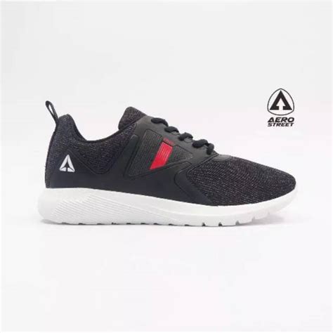 Jual Aerostreet Enzo Hitam Sepatu Sneakers Casual Sport Sekolah