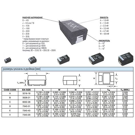 Конденсатор ЧИП-танталовый SMD 0.1мкФ 35V A 10штук - купить с доставкой ...