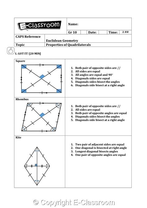 Grade 10 Euclidean Geometry Notes Pdf