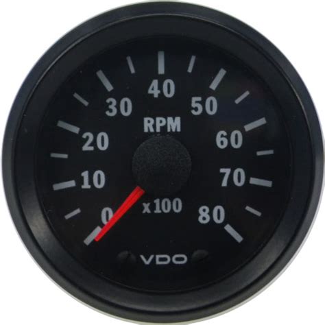 Vdo Cockpit Vision Tachometer Electric Rpm Mm