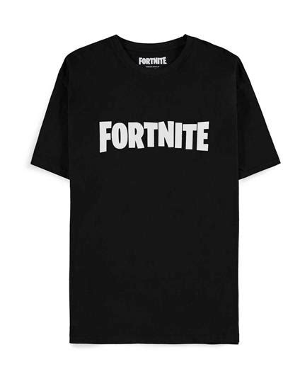 Fortnite Logo Black T-Shirt (M) - GamesPlus Malta