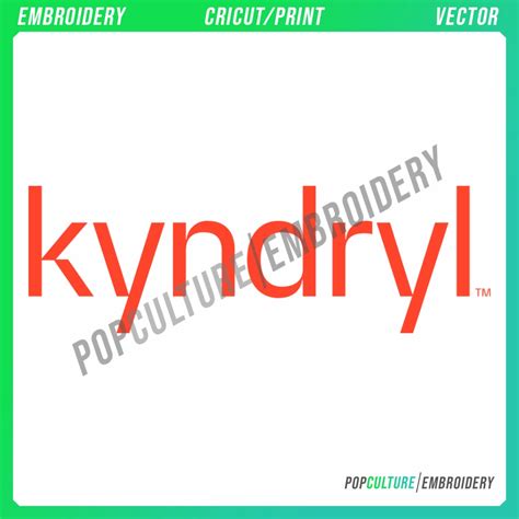 kyndryl - Official Logo for Embroidery & Vector • Pop Culture ...