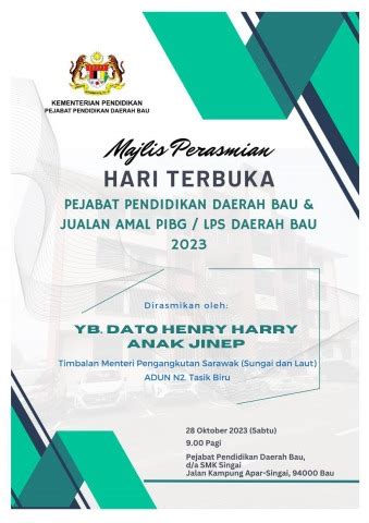 Buku Program Hari Terbuka Pejabat Pendidikan Daerah Bau Tahun